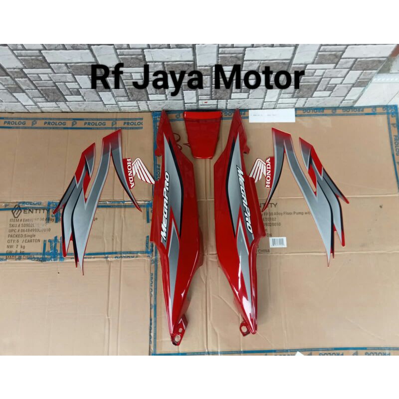 COVER BODI SET MEGA PRO NEW PRIMUS WARNA MERAH