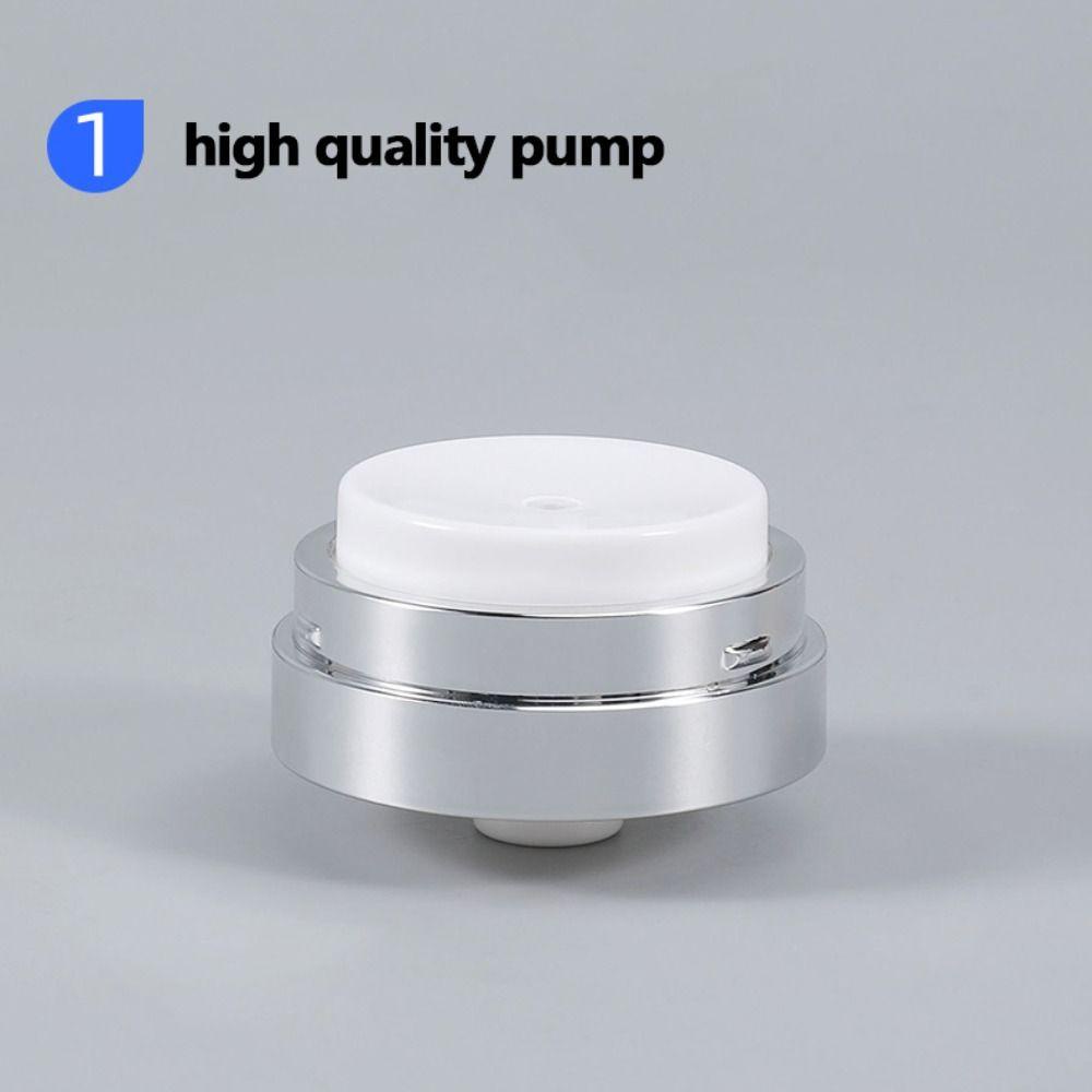 [Elegan] Vacuum Pump Bottle Kosong 15/30 /50ml Makeup Penyimpanan Vial Botol Isi Ulang Cream Kaleng Isi Ulang Wadah Kosmetik Toples Kosmetik