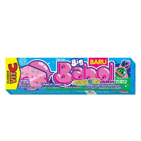 

Big Babol Permen Karet Asteroids Stick 5 pcs