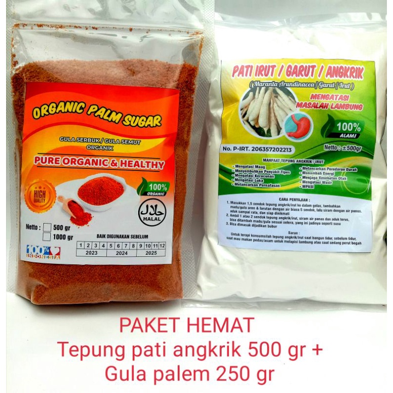 

TEPUNG PATI ANGKRIK/IRUT MENGOBATI ASAM LAMBUNG PLUS PALM SUGAR