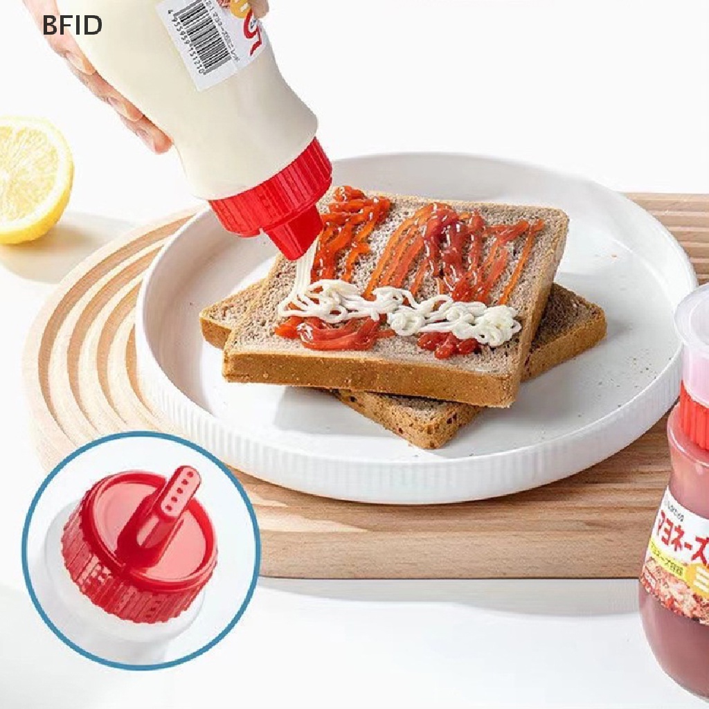 [BFID] Botol Saus Minyak Bumbu 5 Lubang Untuk Kecap JamMayonnaise Olive Oil Squeeze Dispenser Alat Aksesoris Dapur [ID]