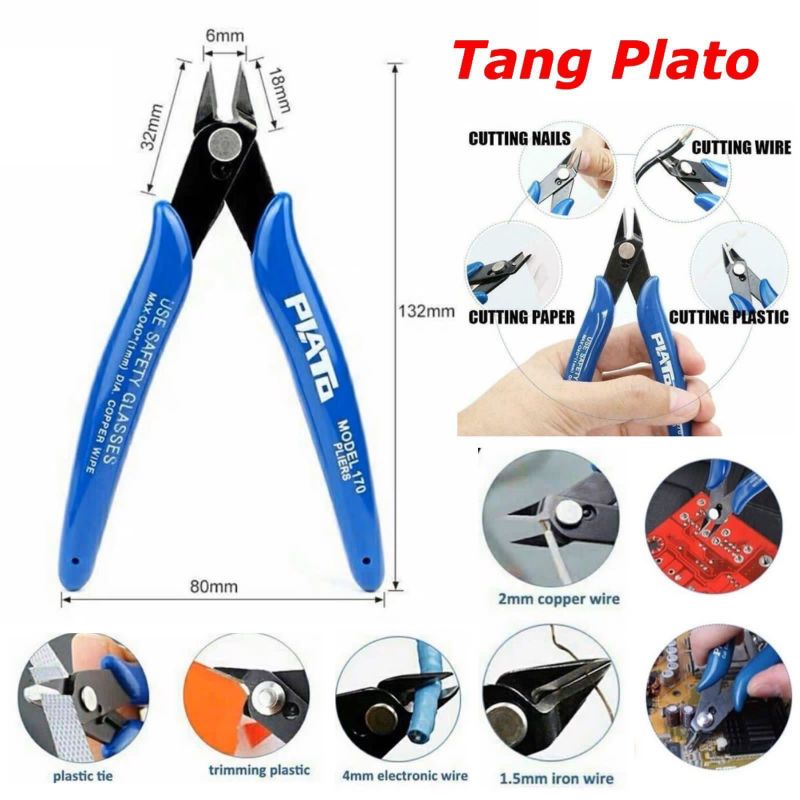 TANG POTONG PLATO ALAT PEMOTONG KAWAT / ALAT PEMOTONG KABEL