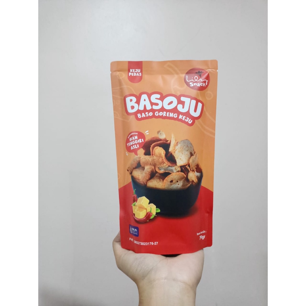 

Baso Goreng Keju Pedas / BASOJU By Lily Snack 70gr