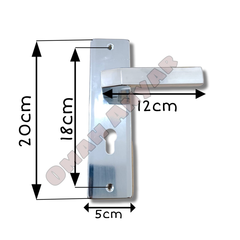 Handle Pegangan Tarikan Kunci Pintu Rumah Kamar Kos Tanggung