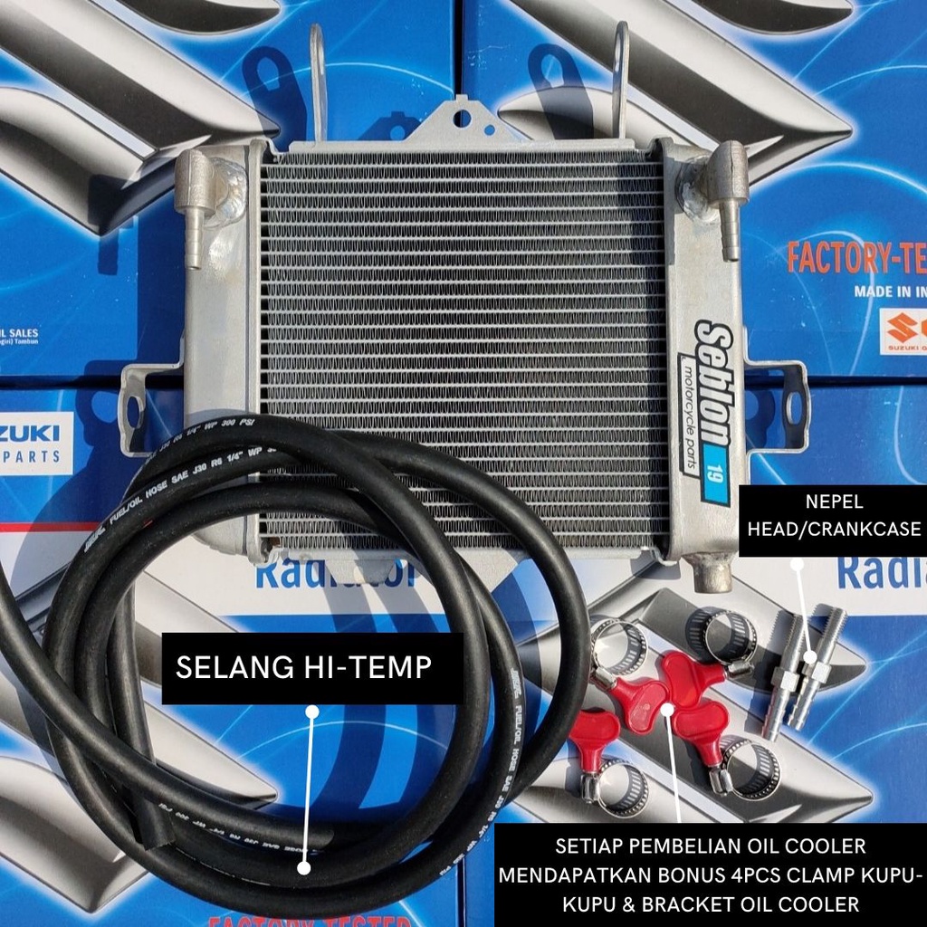 Jual RADIATOR GSX MODIF OIL COOLER | Shopee Indonesia