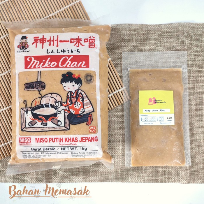 

Mikochan Pasta Miso Putih Halal/ Tauco ala Jepang untuk Miso Sup