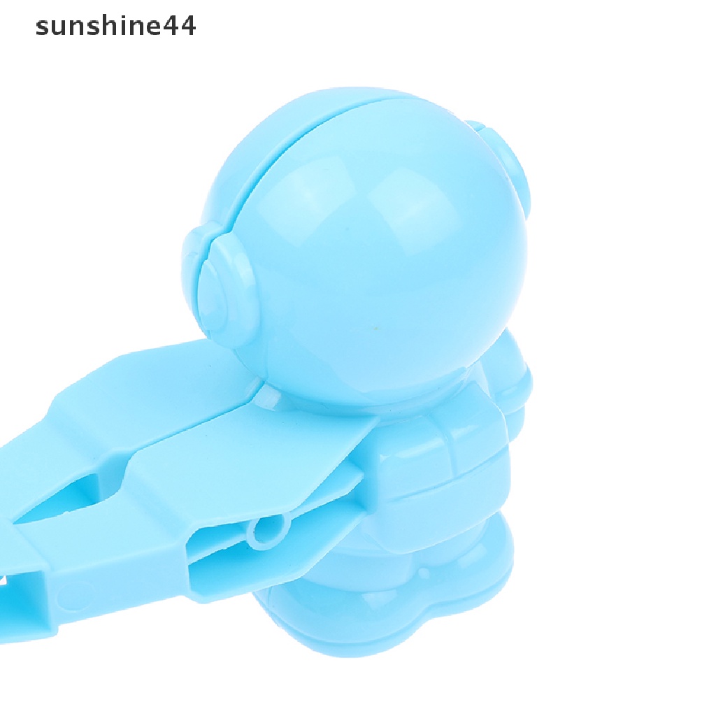 Sunshine 1pcs Pembuat Bola Salju Klip Plastik Anak-Anak Outdoor Pasir Snow Ball Cetakan Mainan Melawan.