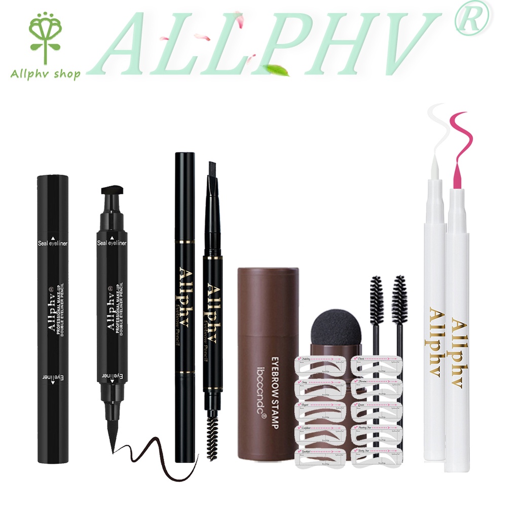 【Baru】ALLPHV BEAND SET makeup Set 2 in1 Eyeliner Eyebrow prower Pensil alis Makeup Beauty Set