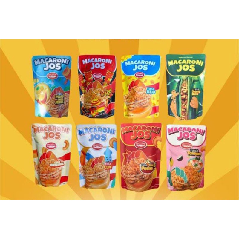 

TERMURAH Makaroni Macjos Cemilan Premium | Snack Viral
