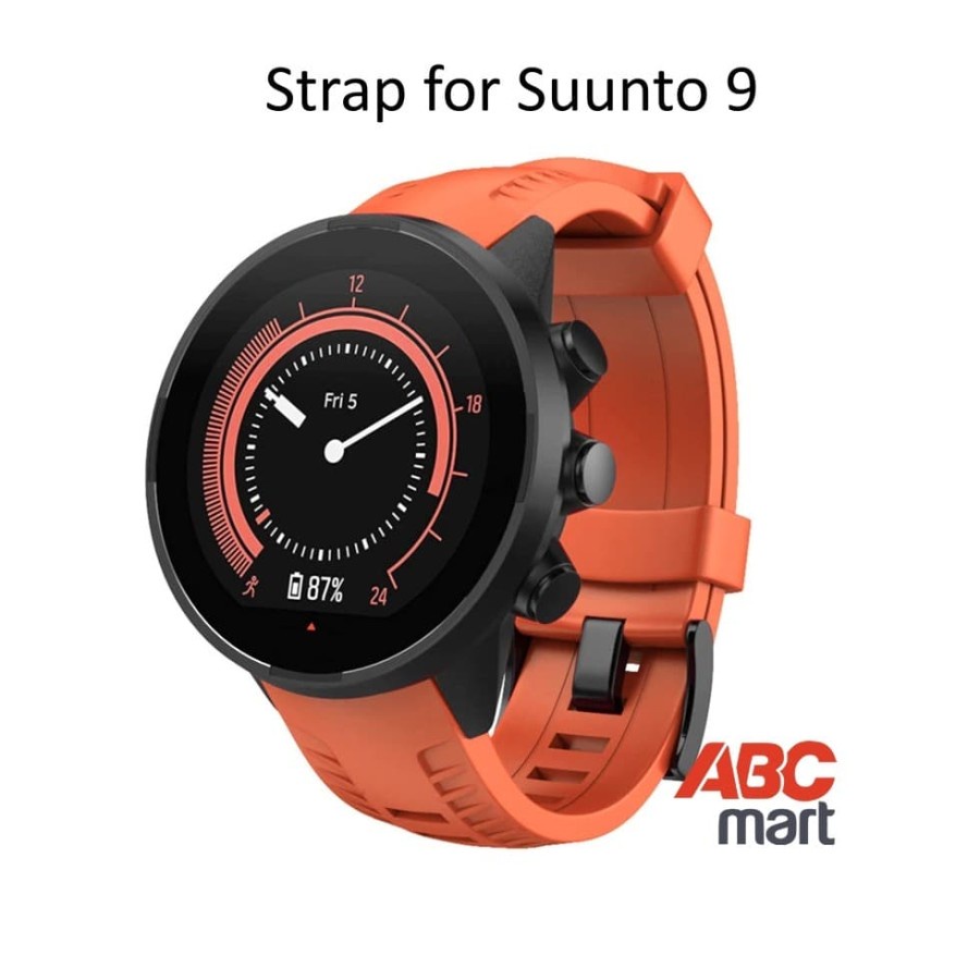 Strap for Suunto 9 BARO watch - Tali jam sport Suunto - ORANGE