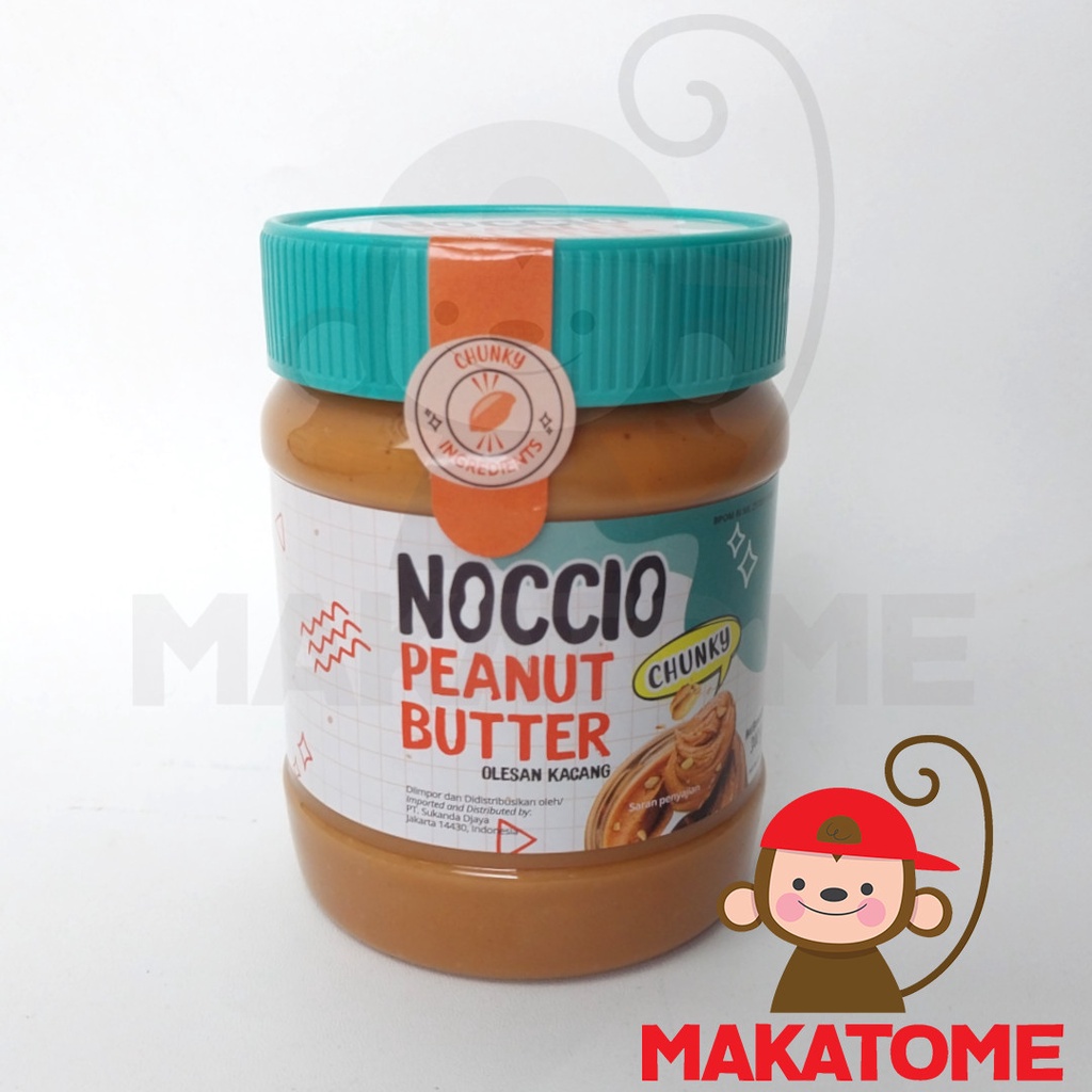 

Noccio Peanut Butter CHUNGKY 340gr 500gr selai kacang tanah 340 gr nocio