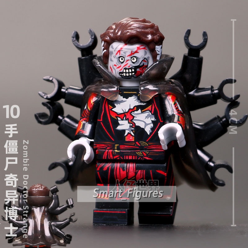 Minifigures Defender Doctor Strange Multiverse Wong Master Mordo Scarlet Witch Zombie Aneh Mini Figure Mainan Hadiah