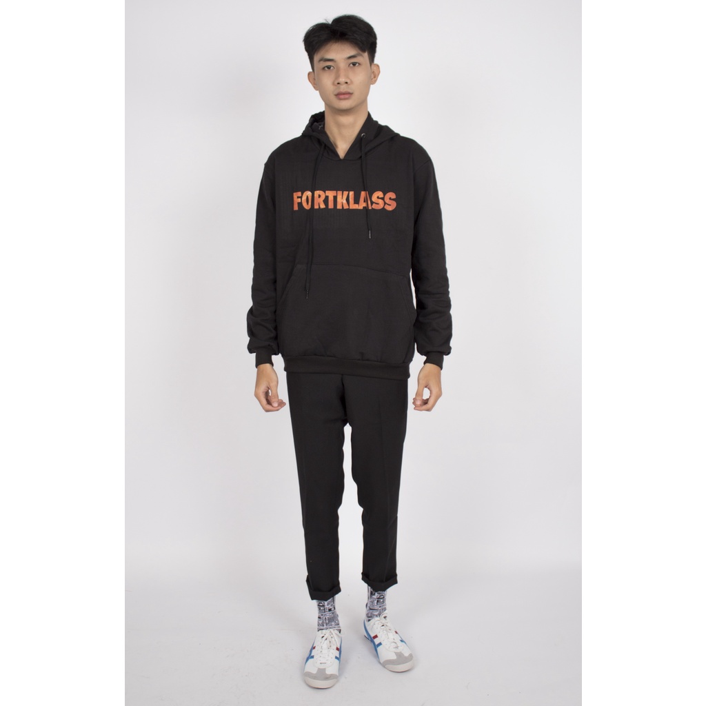 HIPNOP Hoodie Derian Hitam Hoodie outerwear Kupluk Pria Unisex