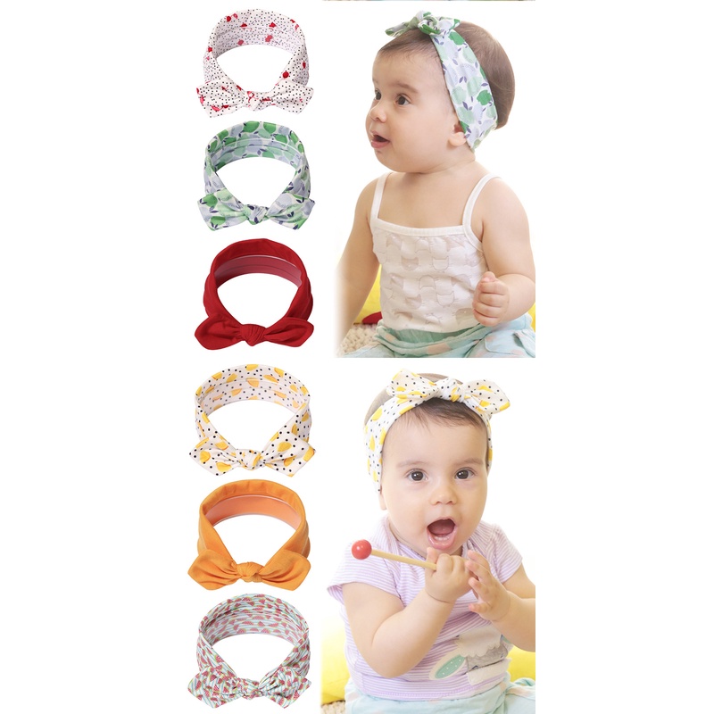 BANDANA KAIN BAYI POLOS DAN MOTIF SOFT LEMBUT BANDO BENDO ELASTIS ANAK BALITA  WARNA WARNI PRINTED COLORFUL CERAH CUTE COTTON HEADBAND HAIRBAND AKSESORIS RAMBUT BABY TODDLER GIRL RIBBON PITA BOWKNOT BOW KNOT BULAT ROUND KOREA KOREAN STYLE