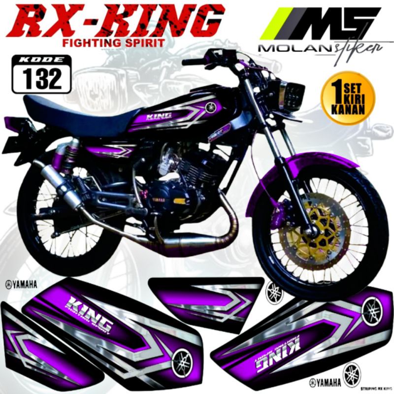 Decal Sticker Striping Variasi RX King 135 Racing Concept - Yamaha Rx King 135 2Tak - Rx Spesial - R