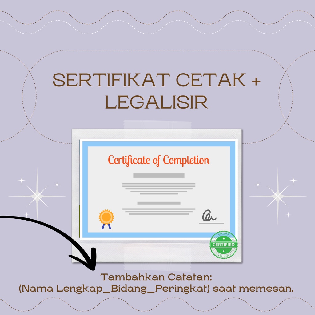 

CETAK SERTIFIKAT + LEGALISIR KOMPASS 7.0