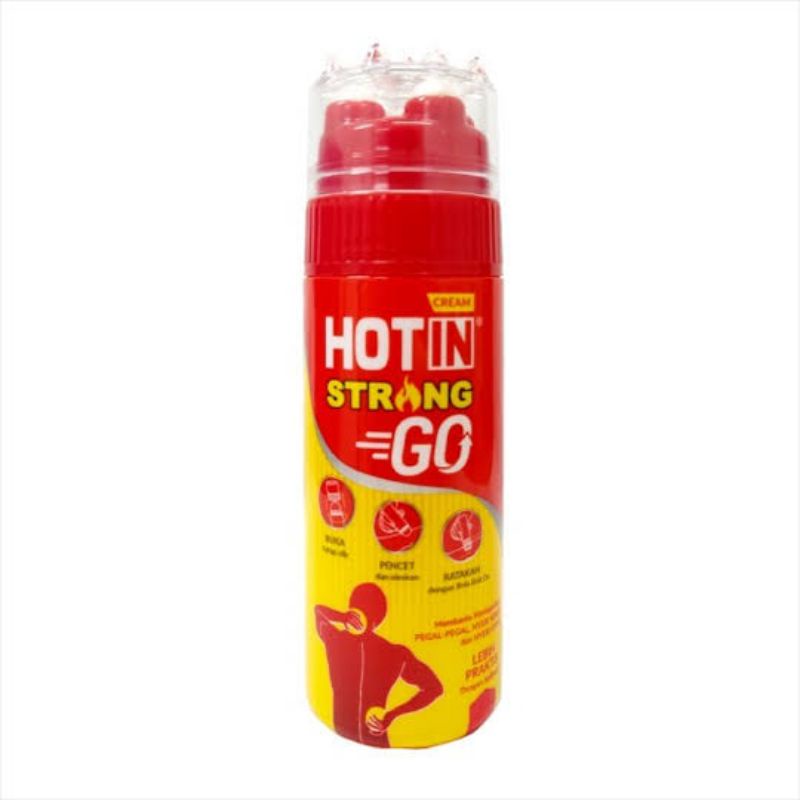 ORIGINAL HOTIN GO STRONG 100 GRAM / HOT IN KRIM STRONG PANAS BOTOL 100 G