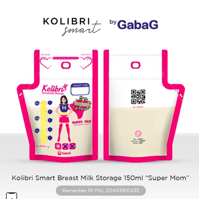 Gabag Kantong Asi Kolibri Classic 120ml / Smart 150ml | breast milk pouch