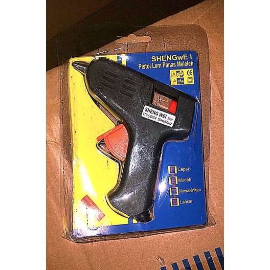 Glue Gun Pistol Lem Solder 20w Lem Tembak Lilin 20 w 110-220v KECIL