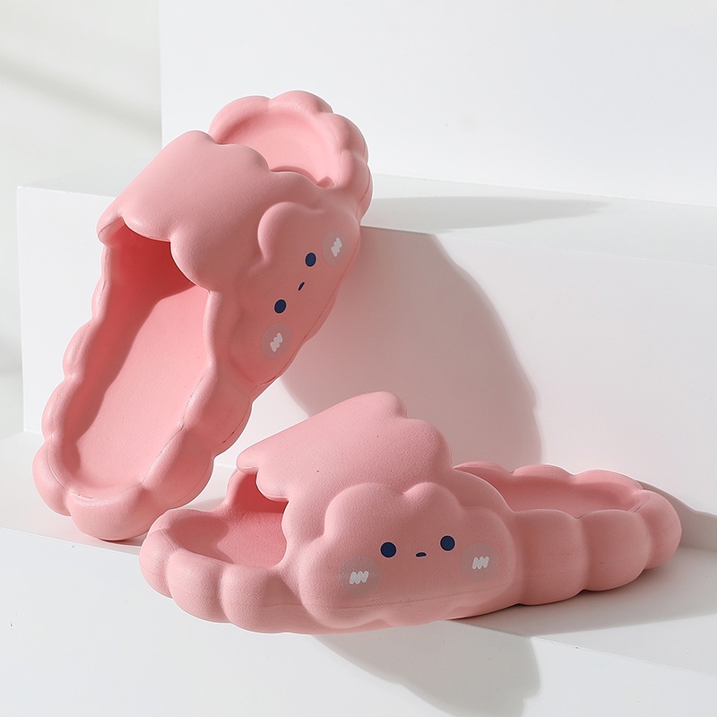 Mini Yoko Sandal awan wanita lucu import Sendal jelly wanita karet terbaru Sandal selop rumah murah anti slip empuk EVA Sandal kamar mandi