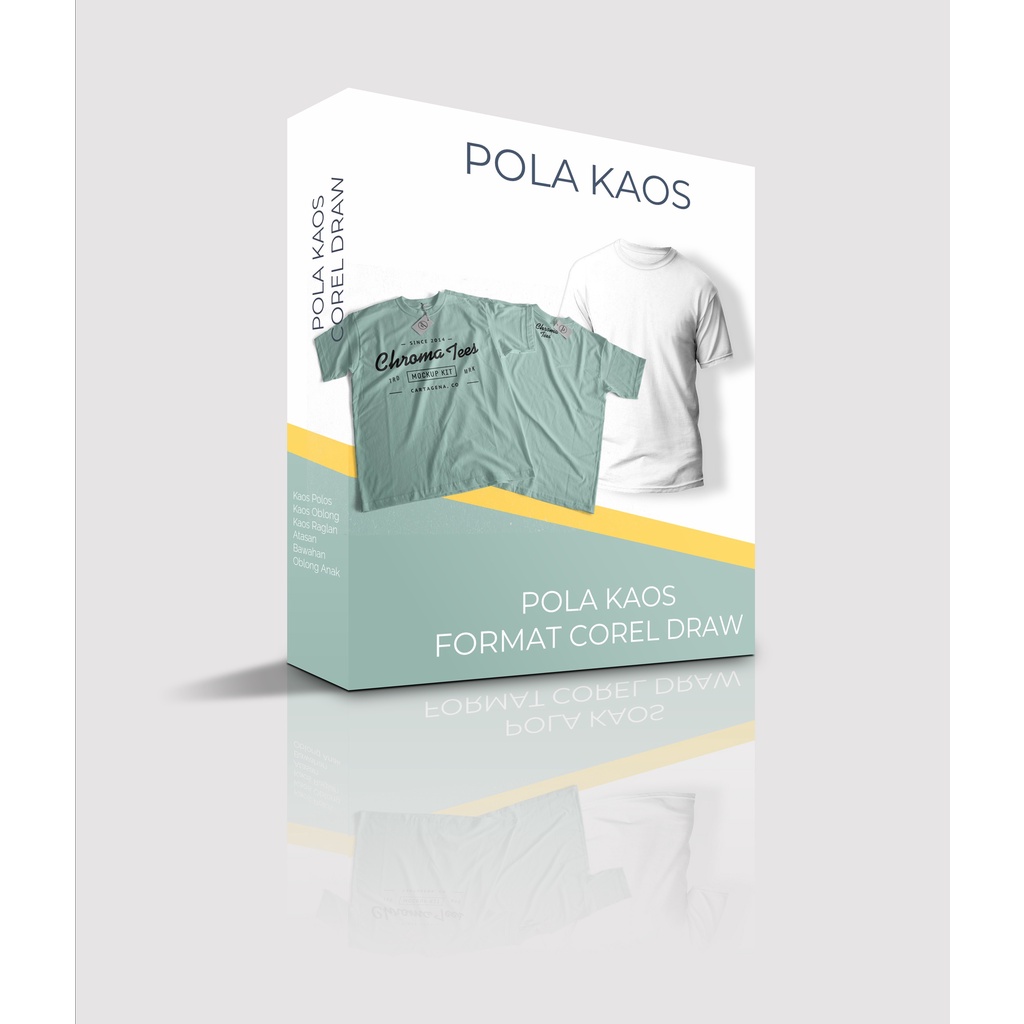 POLA KAOS RAGLAN