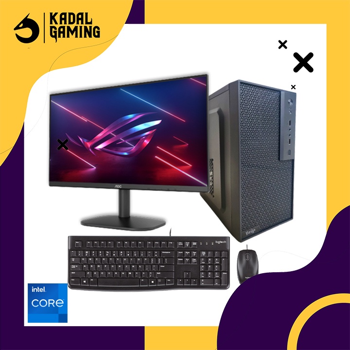 PC OFFICE TOKO ONLINE SHOP INTEL CORE I3 FULLSET SIAP PAKAI KASIR CETAK RESI