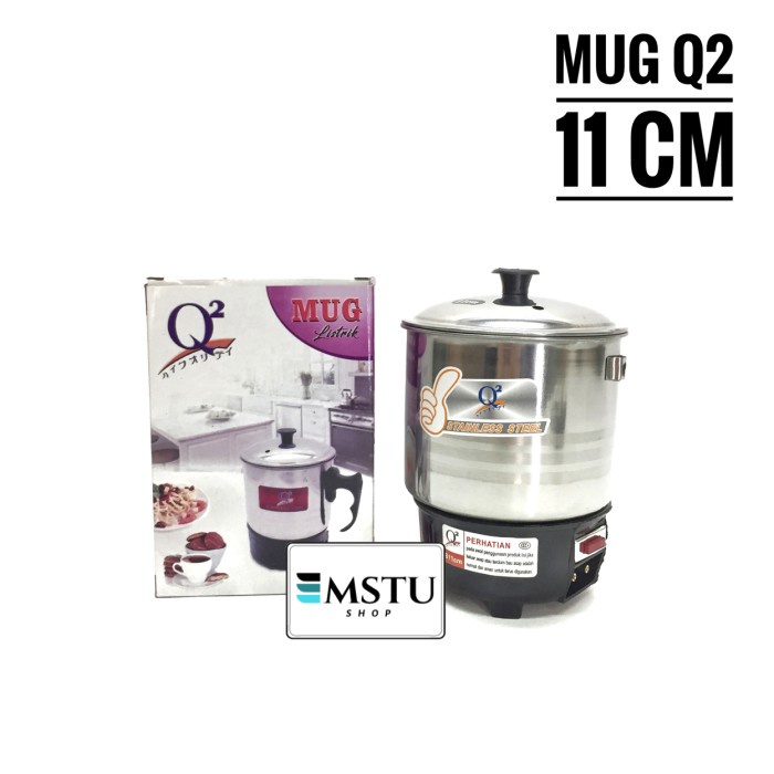 panci listrik MUG/ PANCI ELEKTRIK Q2 11 CM/ PEMANAS AIR(H6W6) Panci Listrik multifungsi Panci Listri