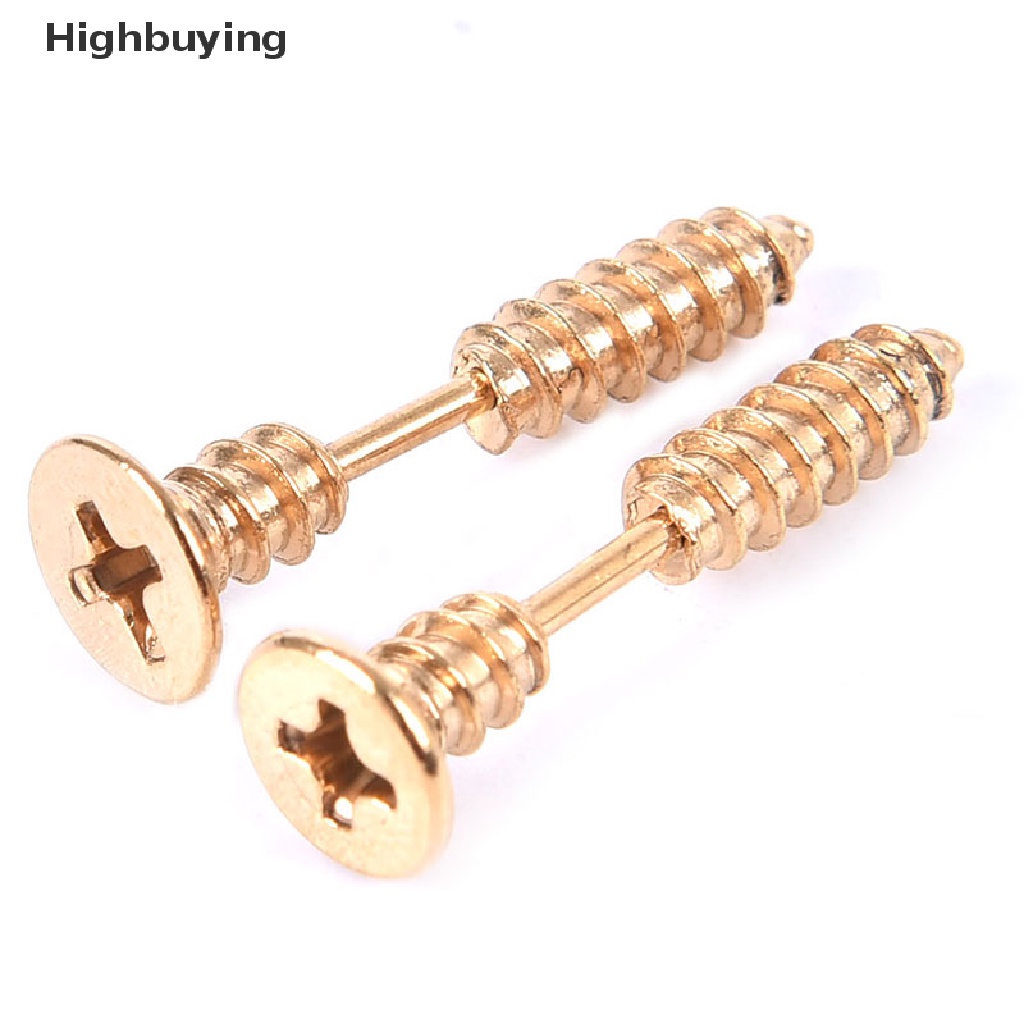 Hbid Wanita Pria Hypoallergenic titanium Steel Sekrup Telinga Stud Earrings Pasangan Glory