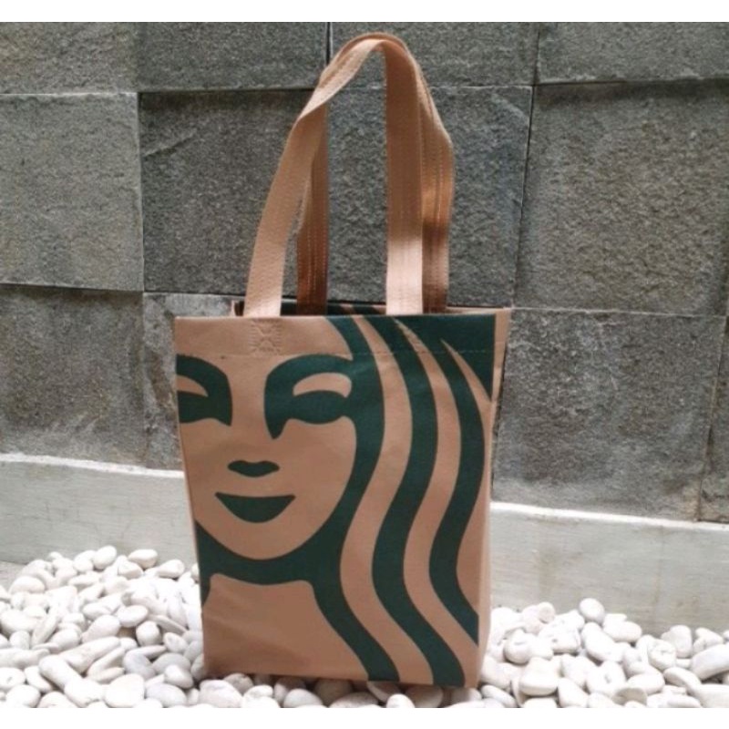 Tas Starbucks Original Tas Spunbond Tas belanja