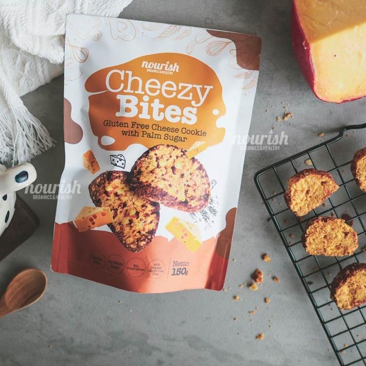 

Discount[HJ]-Cheezy Bites (Gluten Free Cheese Cookies ) Kue Sehat 150 gr
