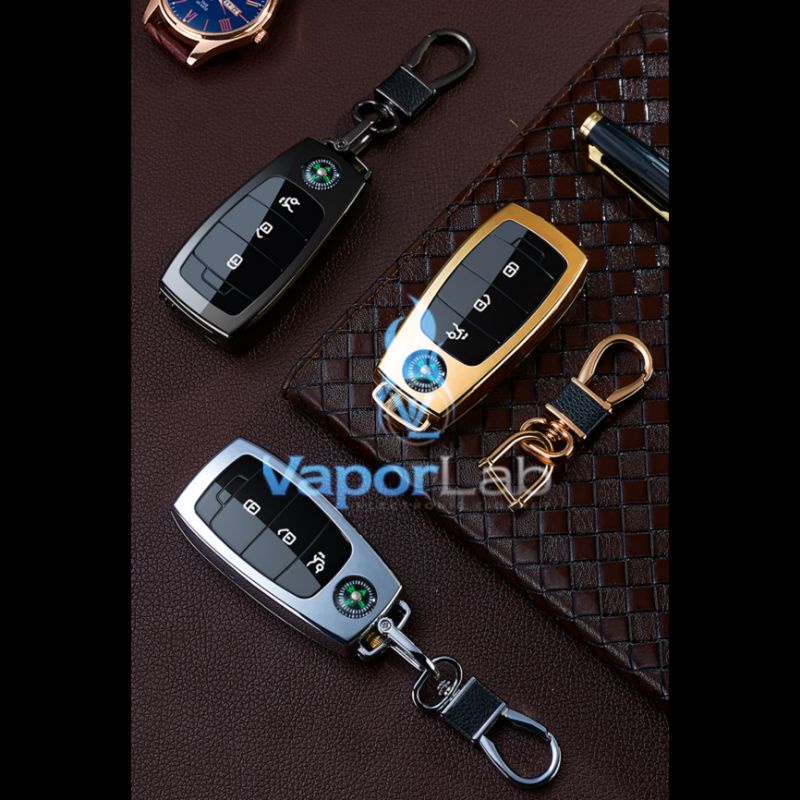 korek api model remot car remote kunci mobil key chain torch lighter