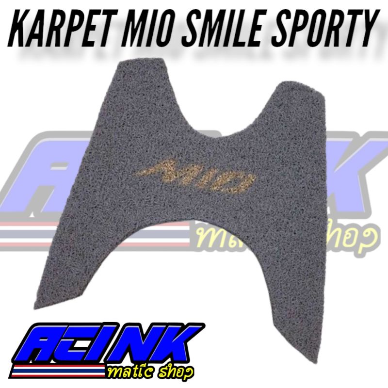 Karpet serabut motor MIO sporty alas pijakan kaki motor mio