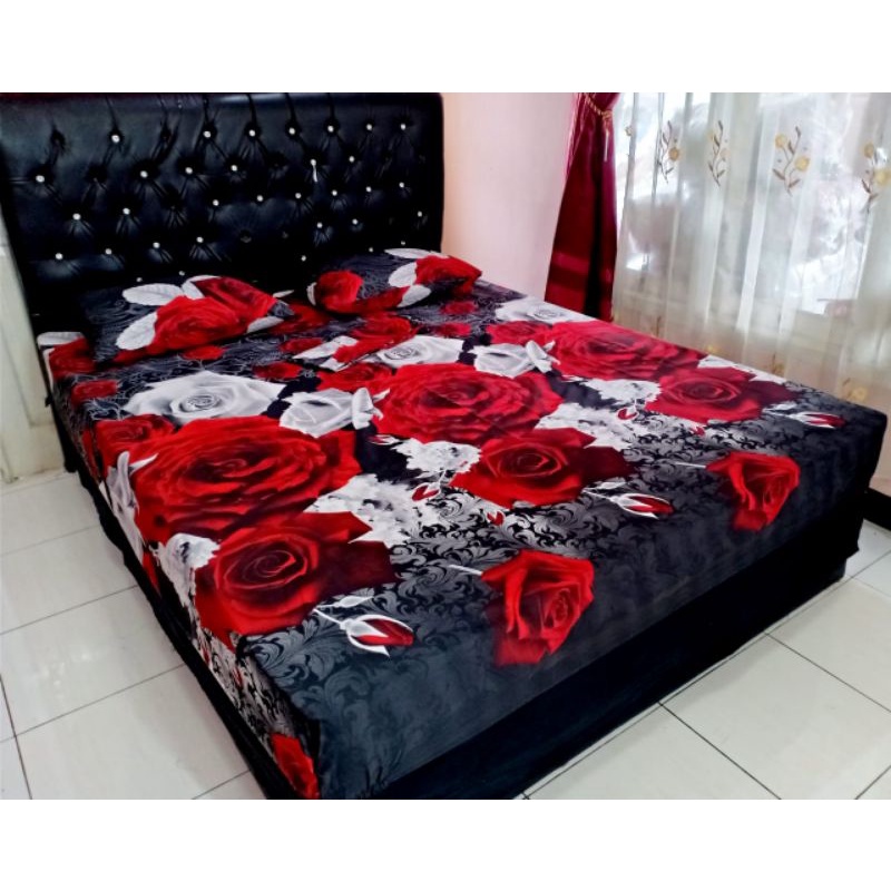 SPREI 160X200 SEPRAI HOMEMADE AESTHETIC KARAKTER Free 2Sarban + 2Sargul KATUN ADEM TIDAK LUNTUR TIDUR NYENYAK