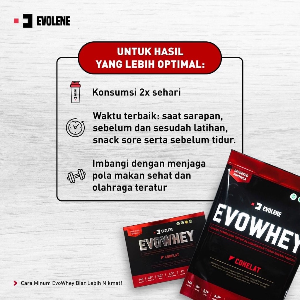 Evolene Whey Protein 228gram 6 sachet