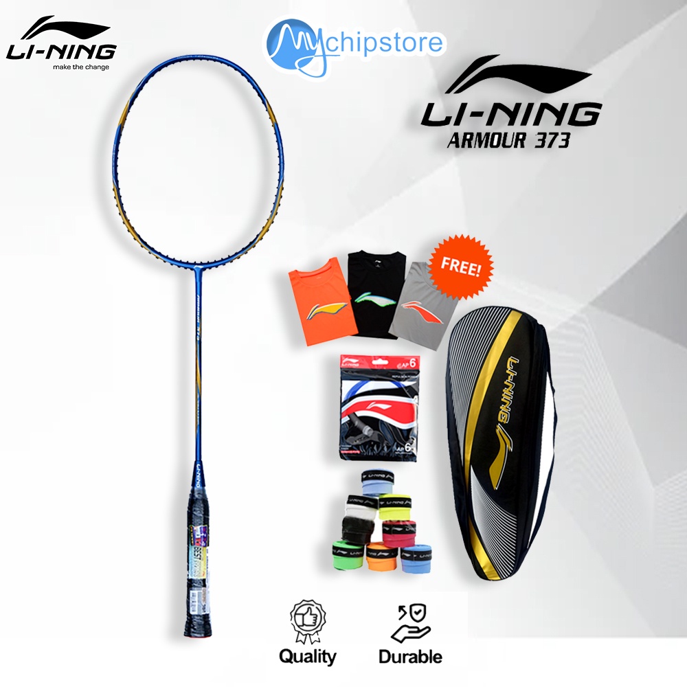 Raket Bulutangkis Badminton LINING ARMOUR 373 100% Original