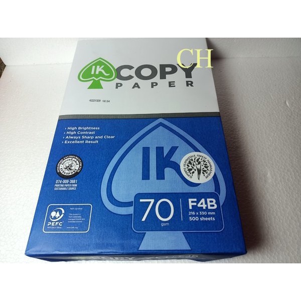 kertas fotocopy copy paper 70gsm F4B