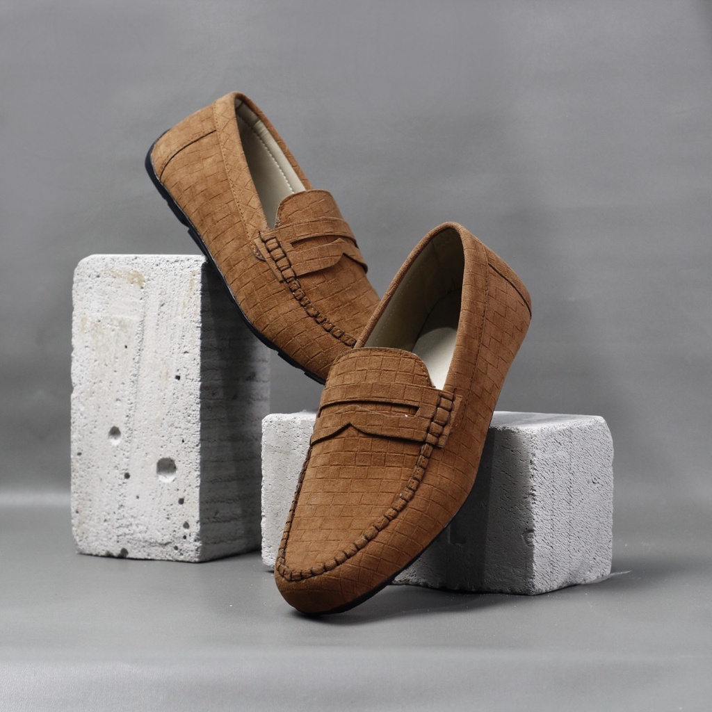 TERMURAH X Sepatu Casual Slip On Pria Pansus Suede Premium Slip On Pria || Slip On Slop Kasual Forma