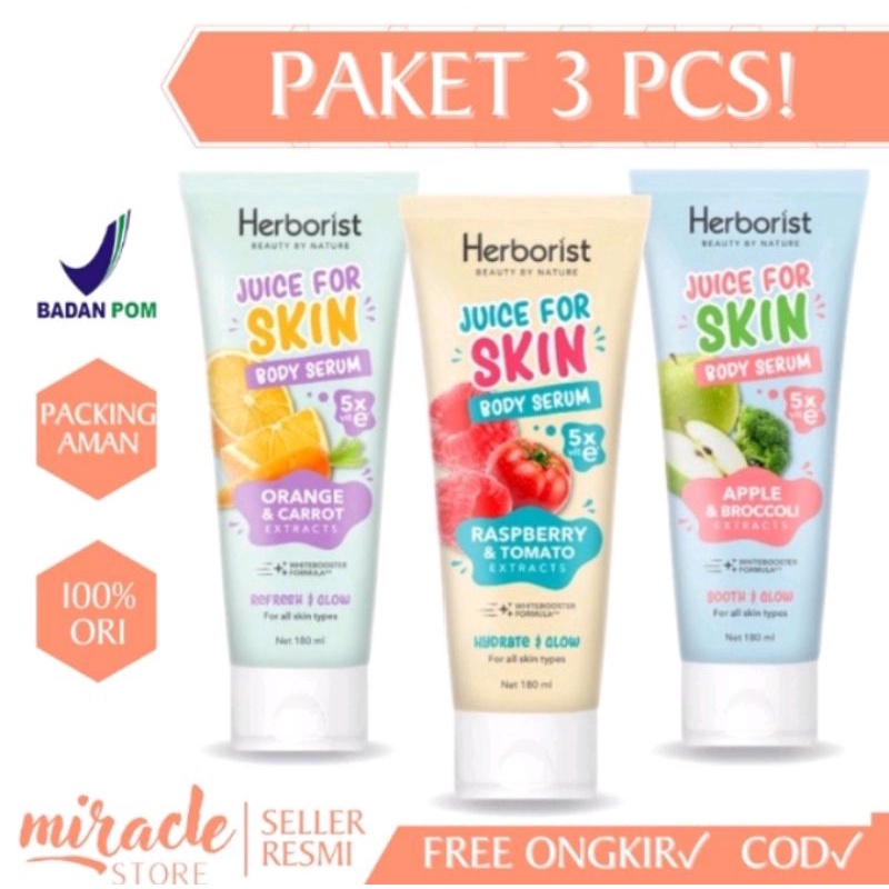 herborist body serum 3pcs READY LANGSUNG KIRIM
