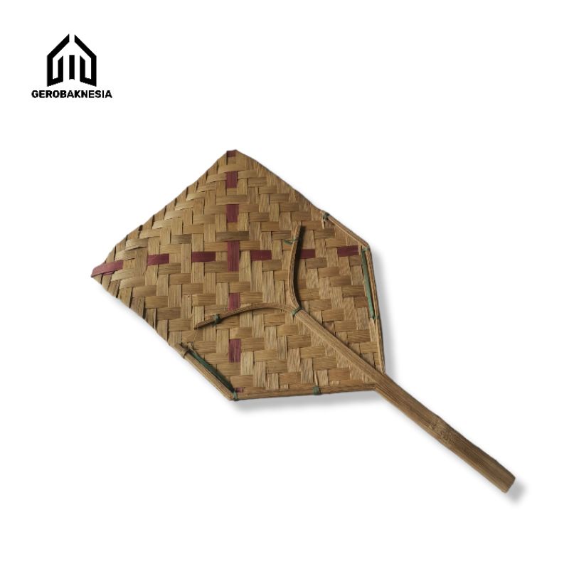 Kipas Bambu Anyam Sate Angkringan