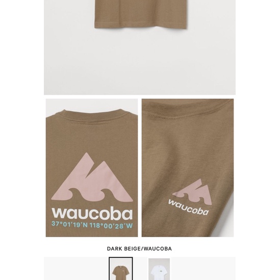 T-Shirt HnM Brown Waucoba