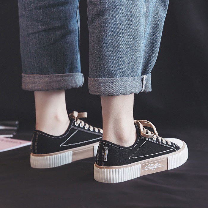 [✅BISA COD] 4864 CANVAS SNEAKER (REAL PICTURE)
