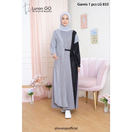 gamis lunan go ORI Terbaru