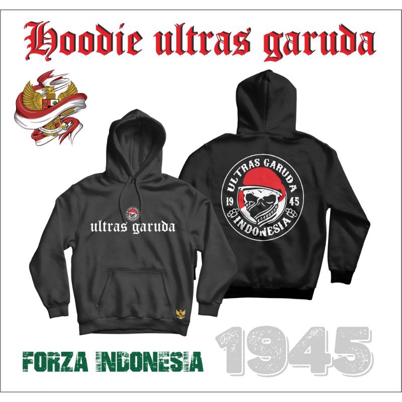 Hoodie Ultras GARUDA Indonesia Sweater Jaket Timnas Supporter