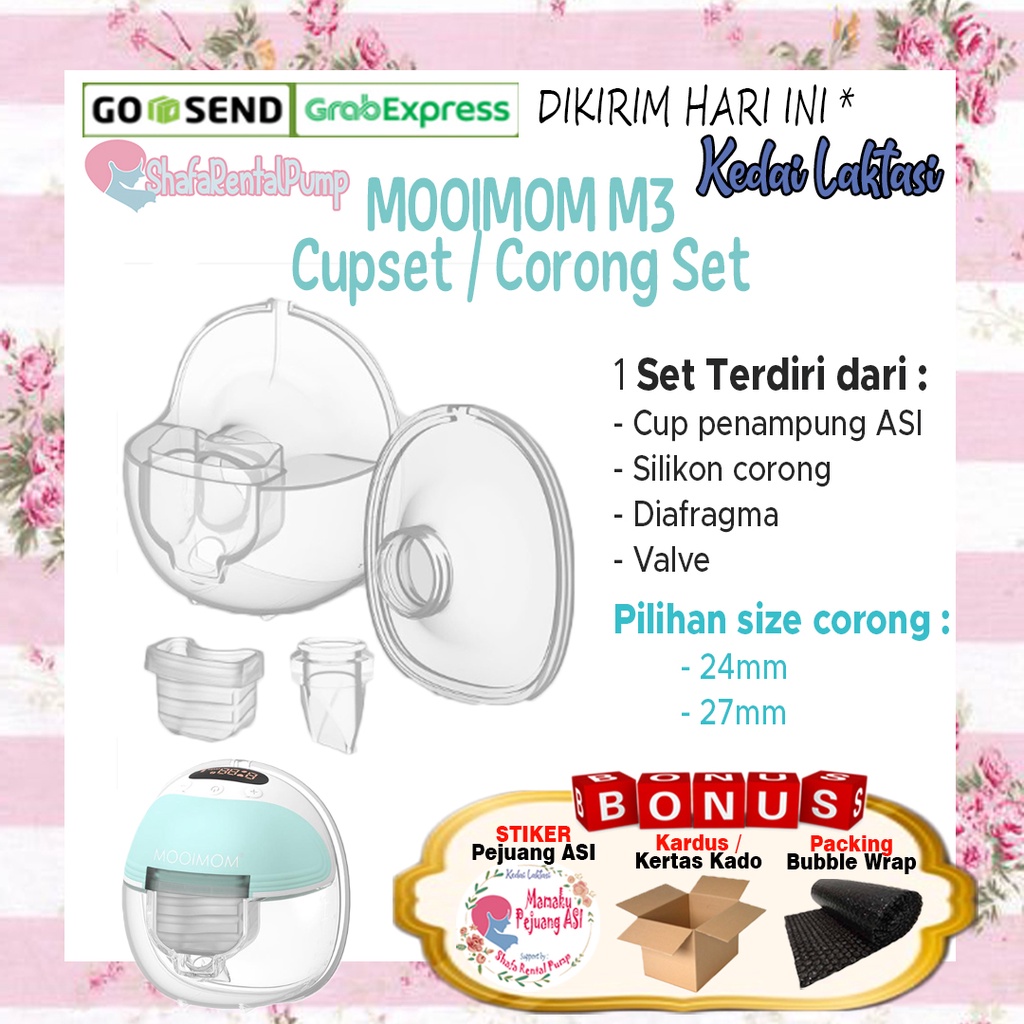 Cupset Mooimom M3 / Corongset Mooimom M3 / Sparepart Mooimom M3