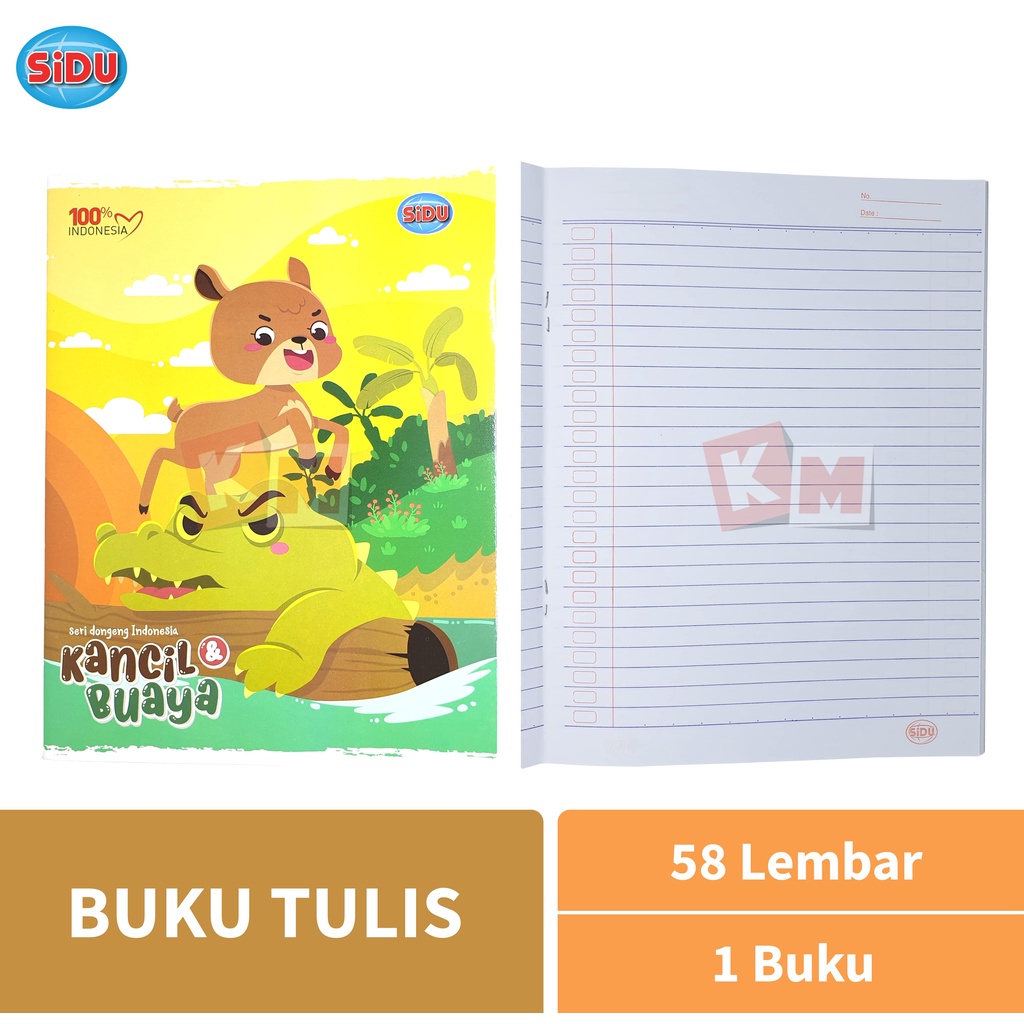 Buku Tulis SIDU Isi 58 Lembar / Sinar Dunia 58 Lbr / 58Lb