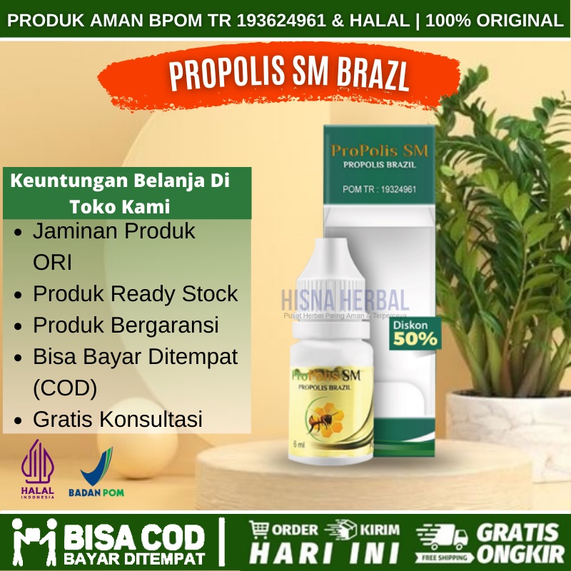 WALATRA PROPOLIS BRAZIL ORIGINAL PROPOLIS SM ORI EKSTRAK PROPOLIS BRAZIL OBAT HERBAL TETES PROPOLIS 