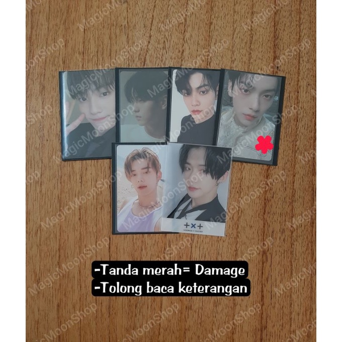 (TOLONG BACA KET) TXT PHOTOCARD SOOBIN BLUE HOUR WEVERSE, CHAOTIC WONDERLAN LIM A, SOOBIN WORLD, BEN