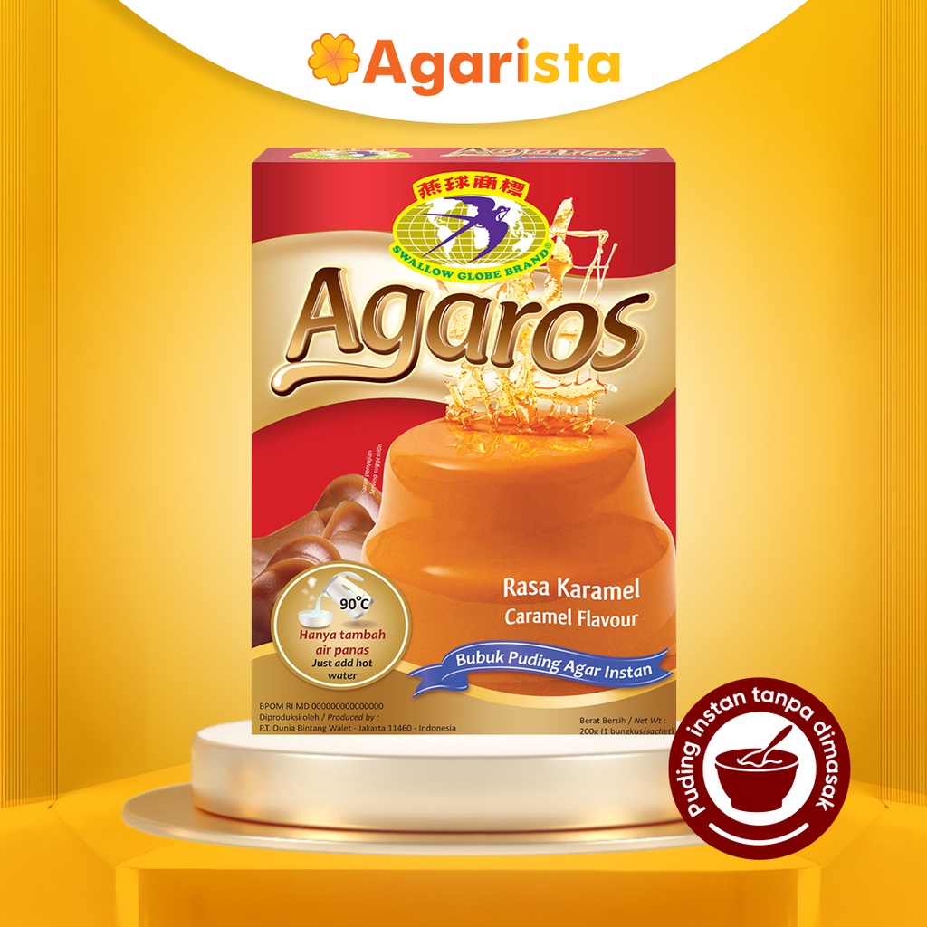 

AGAROS PUDING INSTAN TANPA DIMASAK – CARAMEL