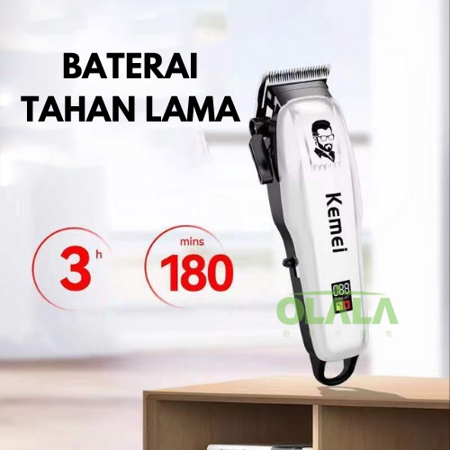 MESIN ALAT CUKUR KEMEI 3 in 1 SHAVER SISTEM CHARGER TM-KM809A