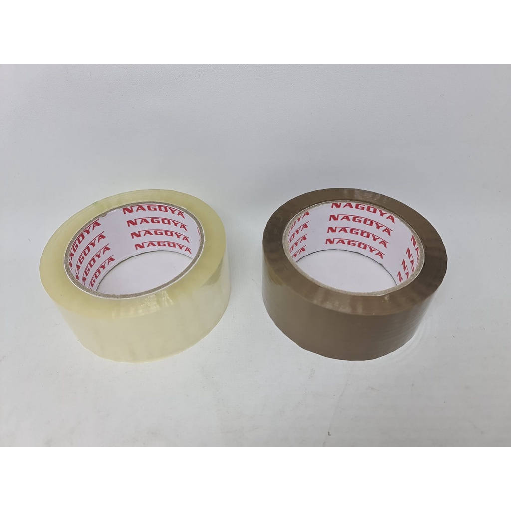 

LAKBAN BENING COKLAT NAGOYA 45MM X 75METER 82 YARD #PER PCS#